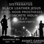 12/8 – Houstin, Texas – Sistrenatus + more