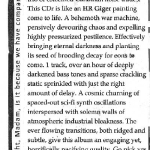 New BT.HN/Sistrenatus reviews + free zine with next few orders!!!