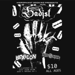 1/21 – Sadist, Xiphoid Dementia, Lexicon